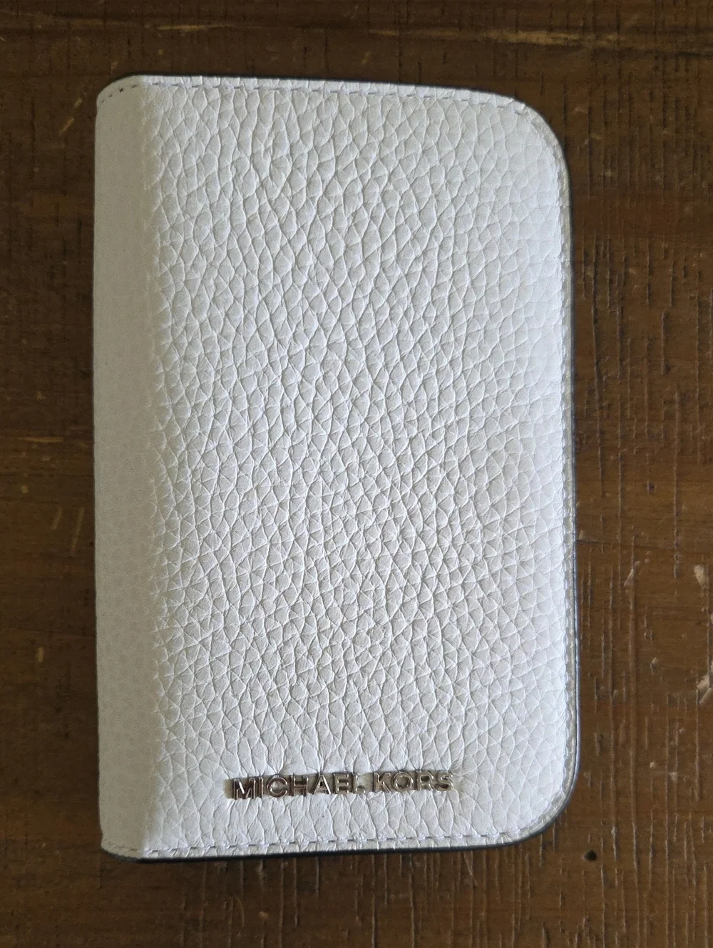 Michael Kors Mens White Hudson Wallet NWT $128